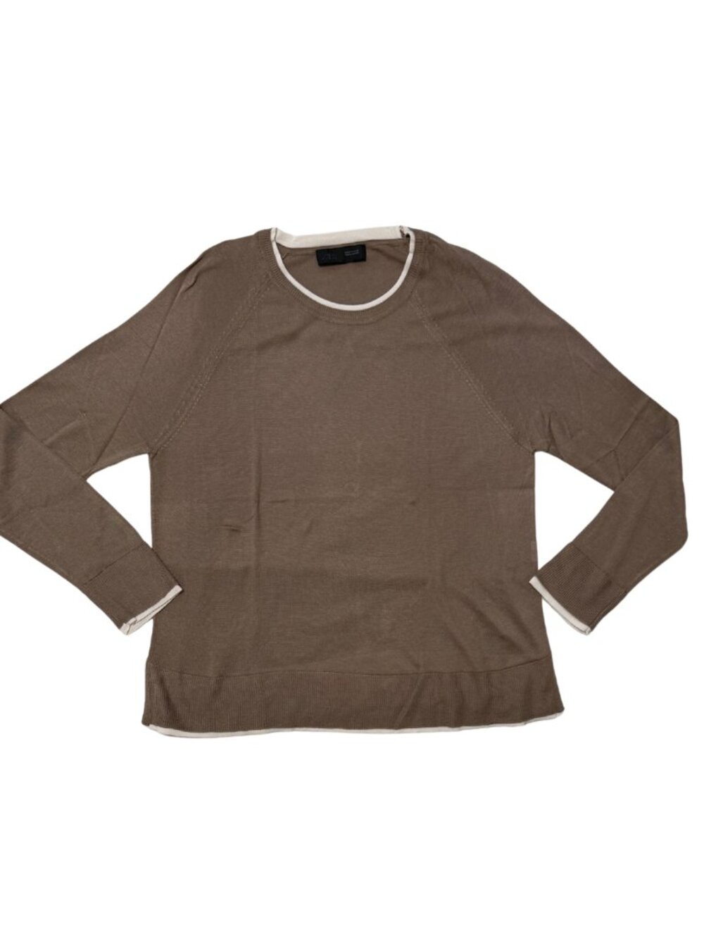 Zara Lightweight Layered Knit Sweater Top Size Medium